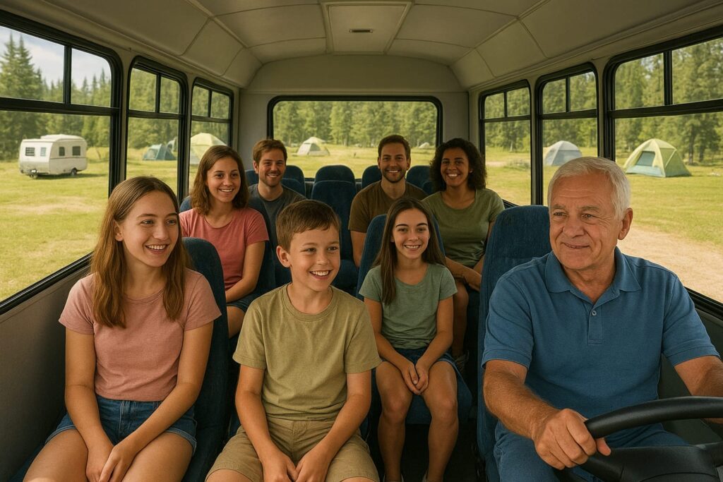 Shuttle im Thüringer Wald: Reisebus für Gruppen ab dem Naturcamp Meyersgrund