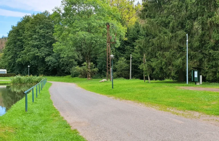 Stellplatz an der Ilm im Naturcamp Meyersgrund